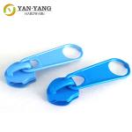 No. 5 blue color plastic zipper puller Nylon zipper durable quality decorative
