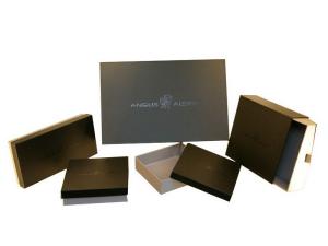 Quality Foil Stamping Angus Men’s Cufflink Paper Keepsake Gift Boxes For Advertising / Packaging wholesale