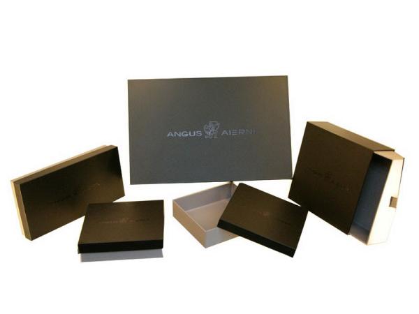 Foil Stamping Angus Men’s Cufflink Paper Keepsake Gift Boxes For Advertising /