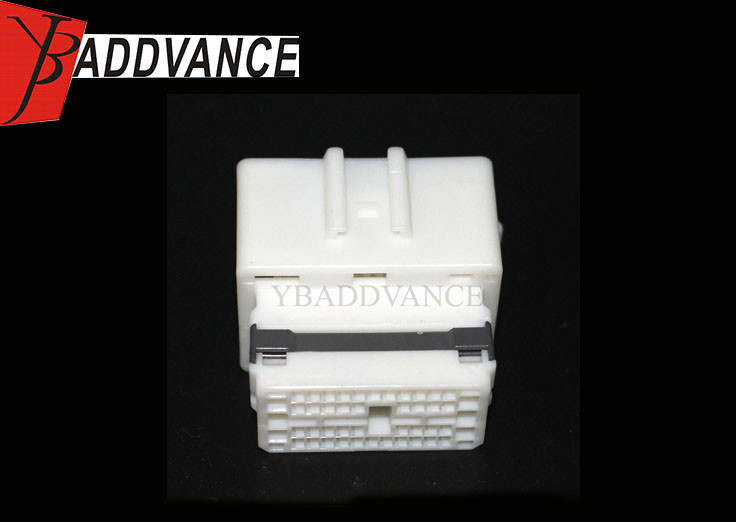 44 Pin White Female Waterproof Automotive Electrical Connectors Customized