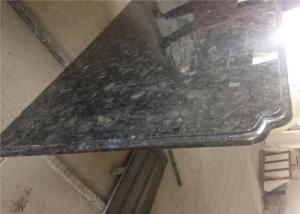 Quality Precision Prefab Kitchen Countertops Natural Volgua Blue Granite Slab wholesale
