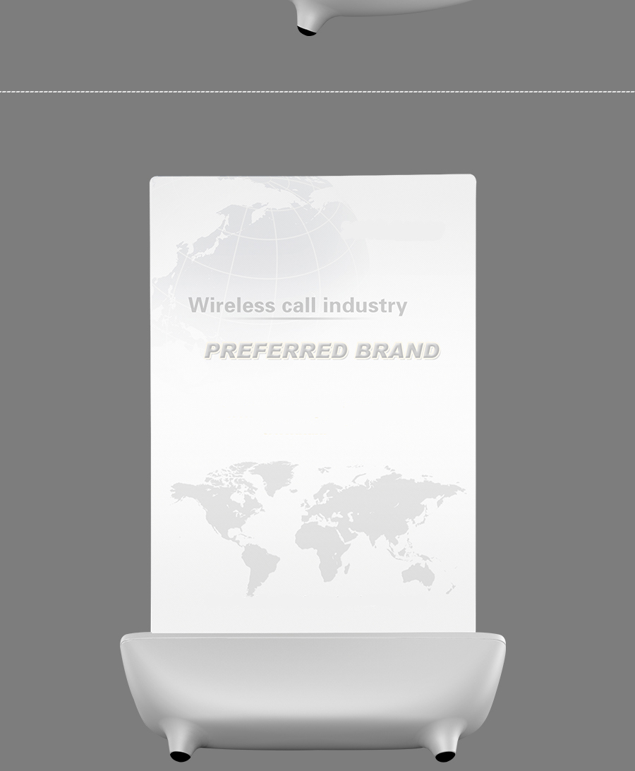 wireless advertising buttons for guests call waiters service/bill/cancel other label customized