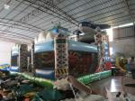 Playground Equipment Inflatable Airplane Jumping House 8-18 Children Capacity