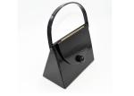 Women Evening Bags Leather Clutch Small Shoulder Sling Tote Bag In Black