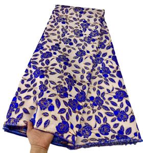Quality Party Wedding Dress Fabric with Customizable Color 90 Yards Brocade Jacquard Design wholesale