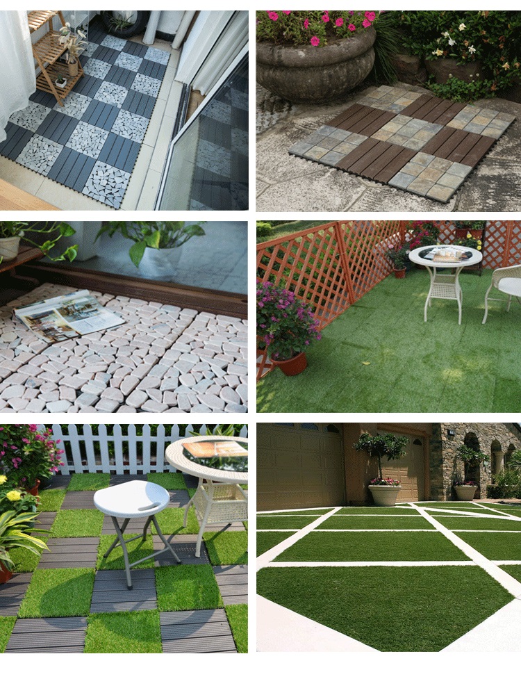 Transform Your Hotel's Outdoor Space with Interlocking Wood Deck Tiles 300x300x22/25mm
