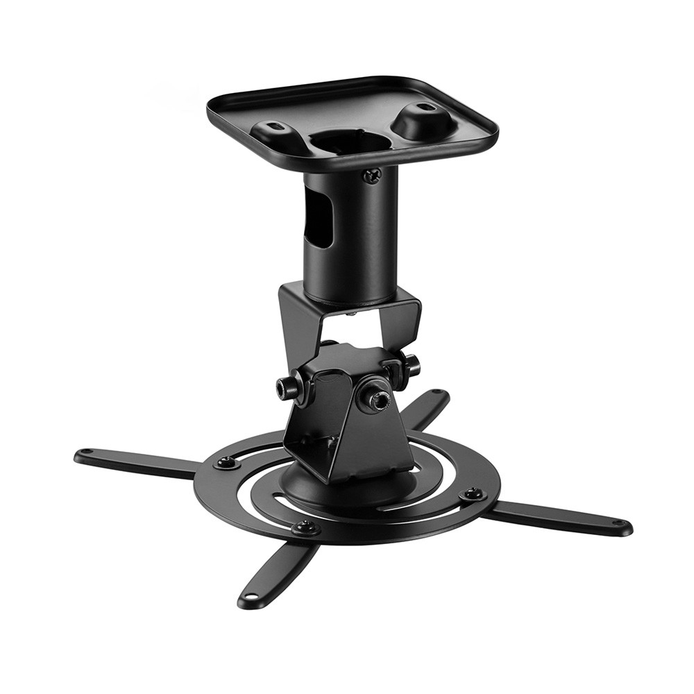 black Steel Rotate Projector Ceiling Mount Hanging Bracket