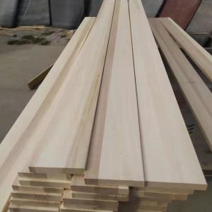 Quality Natural Color or Bleached Solid Wood Panels Poplar Bed Slats for Project Solutions wholesale