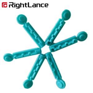 Quality Sterile Flat Green Twist Blood Lancet Disposable Lancets 28g I For Glucose Monitoring wholesale