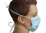 Anti Bacteria Disposable Medical Mask 2 Ply Non Woven Fabrics Non Toxic
