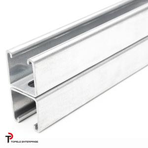 Quality 41x21mm 41x41mm / Mild Steel Slotted Strut C Channel And U Channels/ wholesale