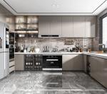 Durable HPL Kitchen Cabinet For Residential House Kitchen Furniture