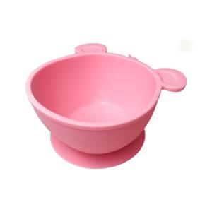 Quality Promotional Silicone Baby Bear Bowl With Suction High Durability wholesale