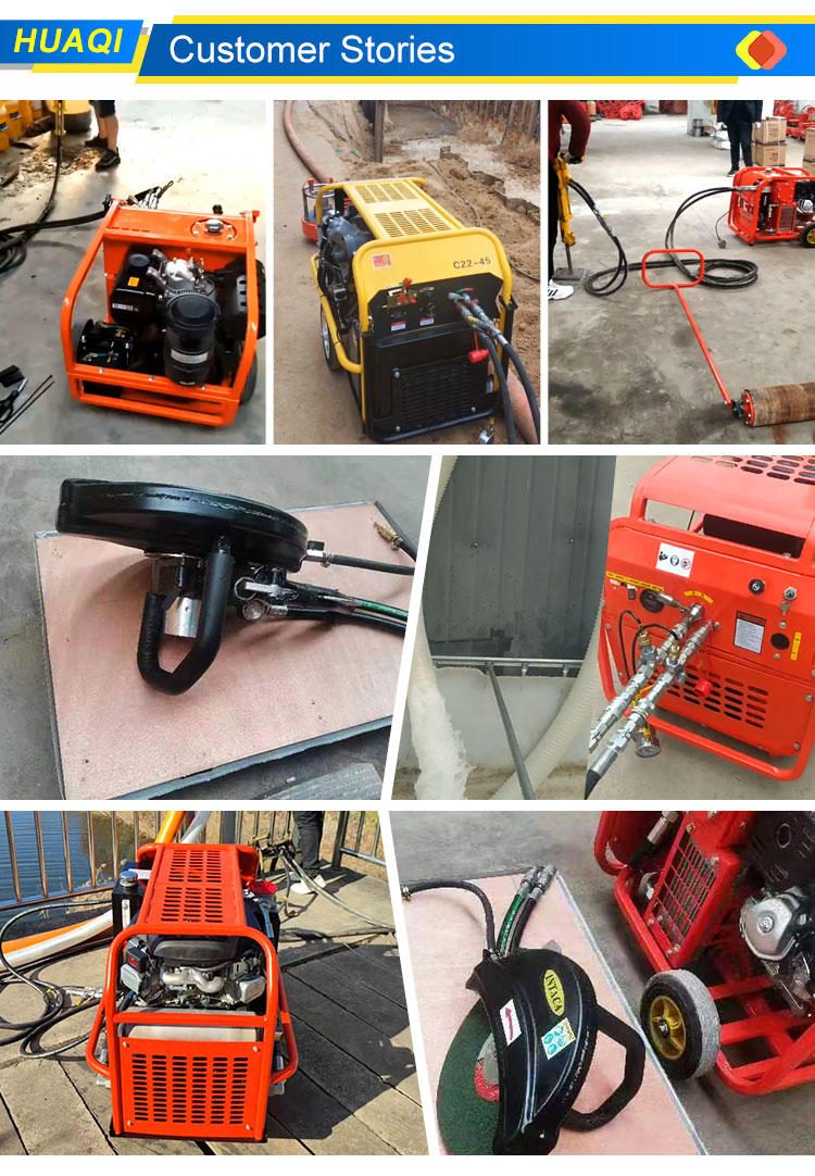 Hydraulic Earth Auger 35HP Hydraulic Power Station with 17.2 L Hydraulic Tank Capacity