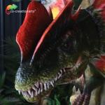 Roar Sound Dinosaur Animatronics In Theme Park Museum Exhibition