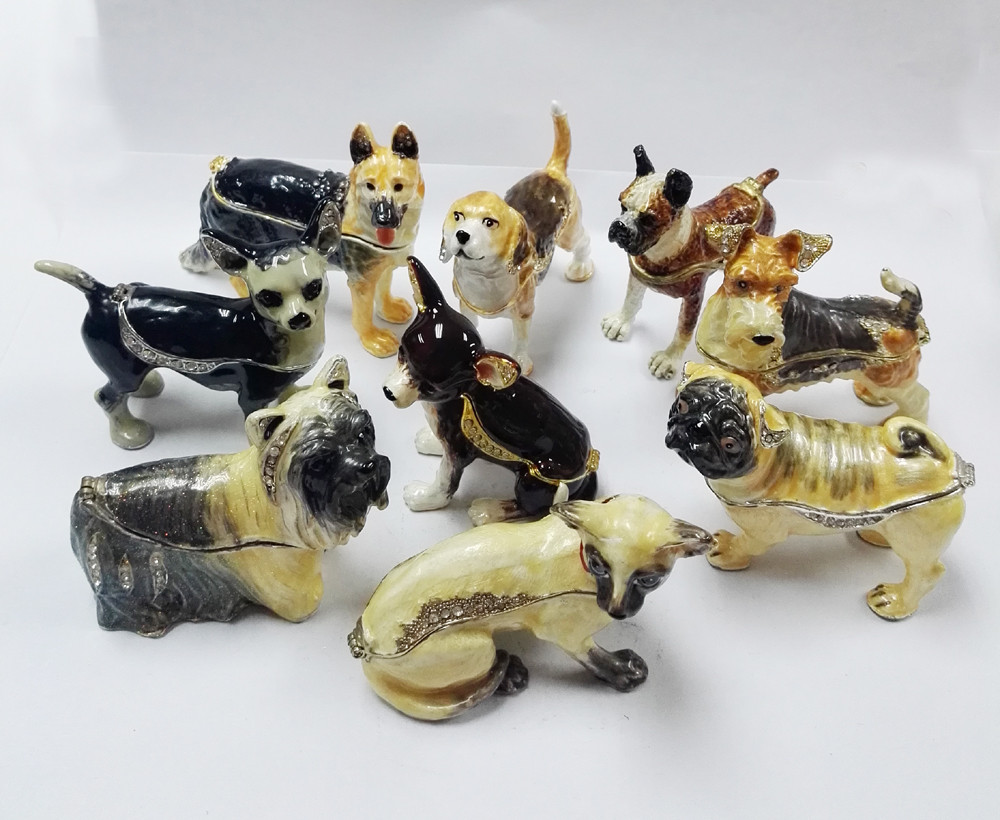 Lovely Dog Shape Jewelry Box Small Ring Jewelry Box Factory Price Jewelry Box