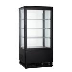 Commercial Four Side Table Top Glass Door Display Freezer