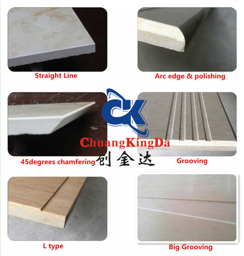 Automatic Marble Tiles Arc Edge Skirting Step Polishing Machine Good Quality Made In China