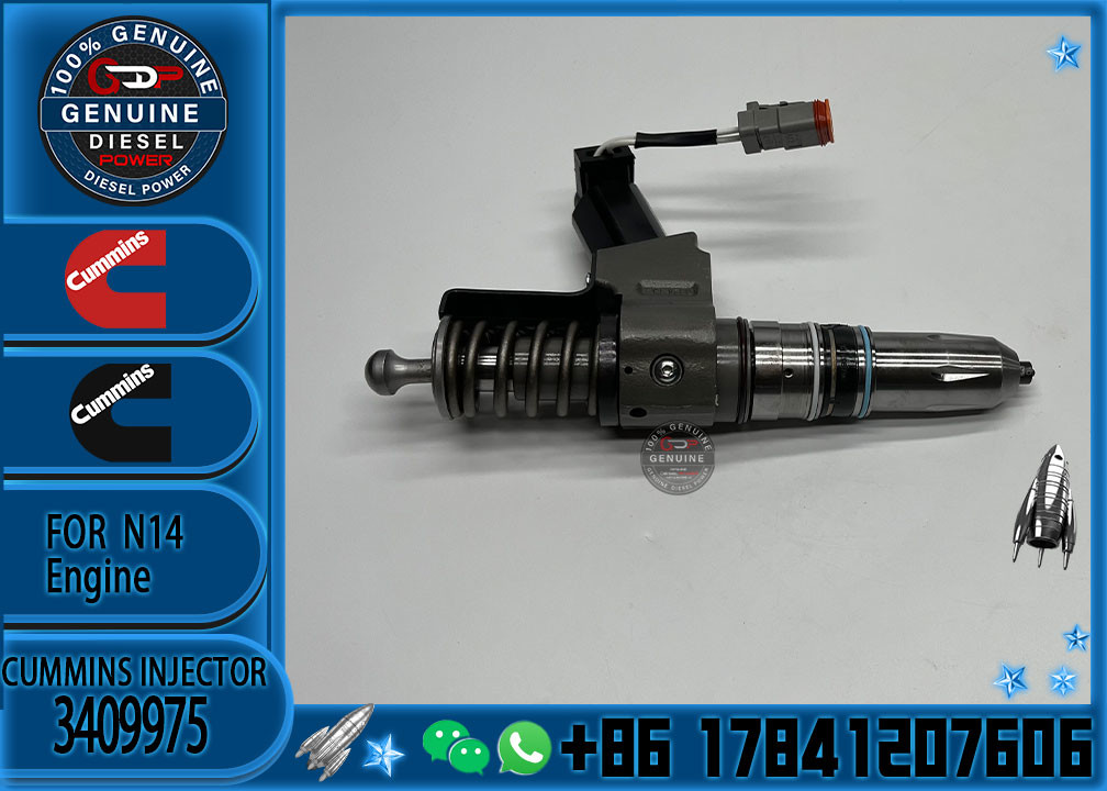 Machinery Engine parts common rail fuel injector 3411760 3081315F 3409975 for Cummins N14