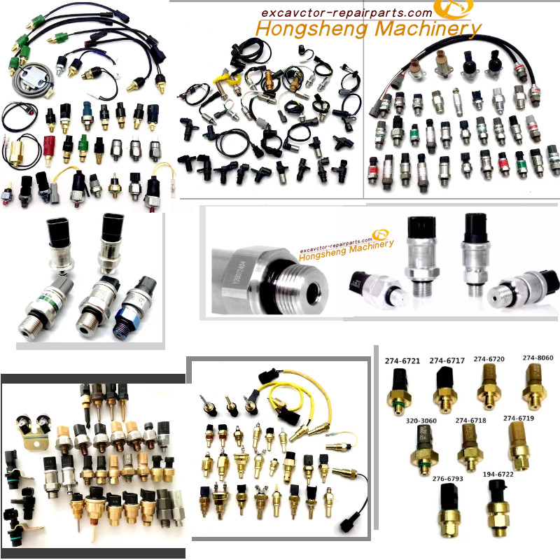 298-6488 Cater Excavator Repair Parts C9 C13 C15 C18 Engine Fuel Pressure Sensor