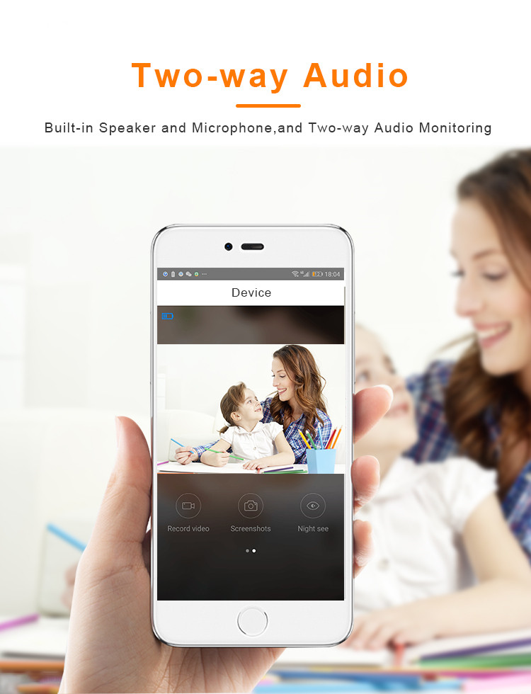 1920x1080 Tuya Smart Camera 2.0 Mega Pixels Pir Security Camera