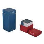 Blue Red Perfume Bottle Boxes 2mm Paperboard Hot Foil Stampping