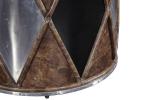 Full Handwork Aluminium Sheet Vintage Leather Counter High End Bar Furniture