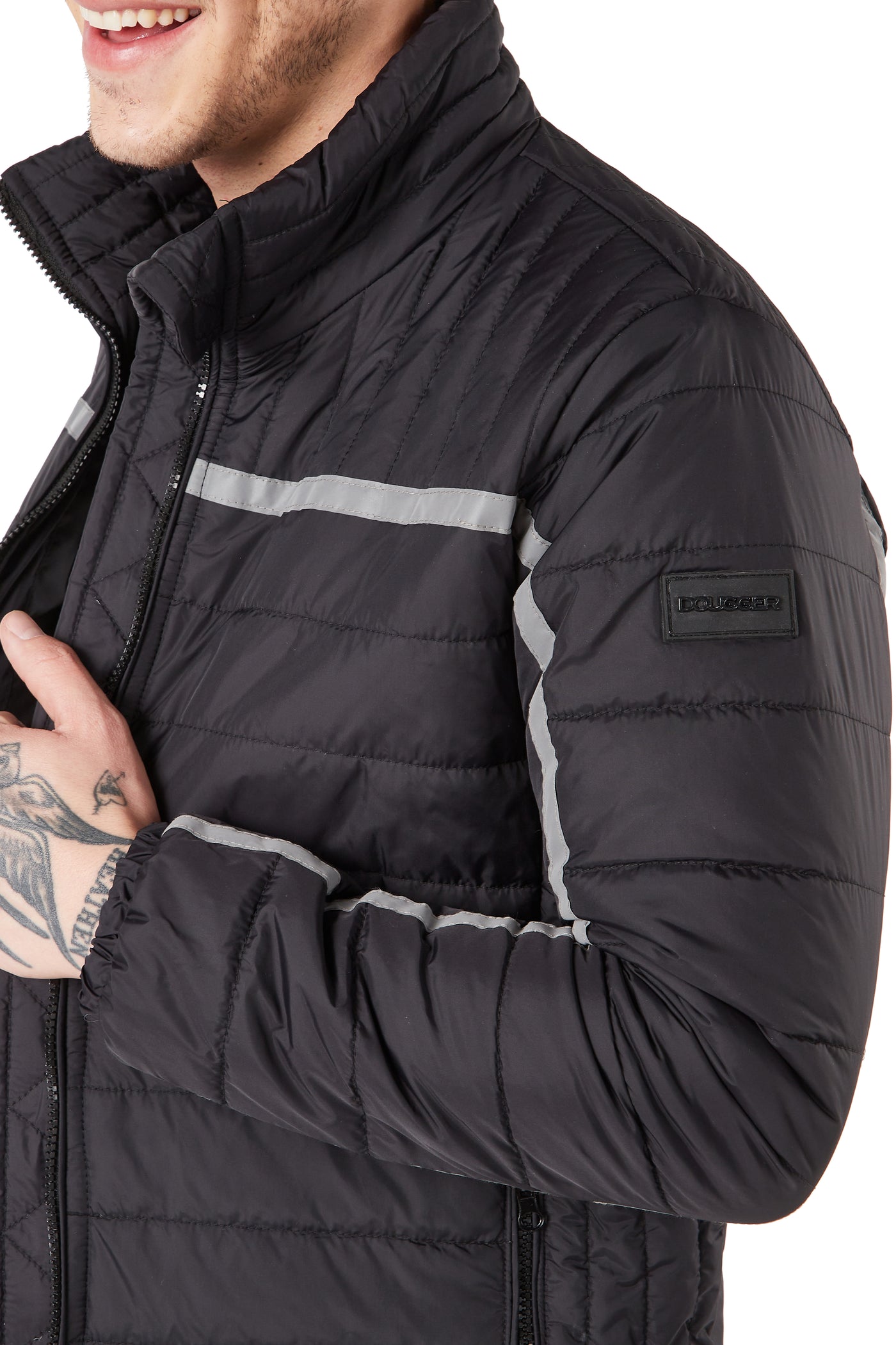 Warm Duck Down Puffer Jacket Dyed Embroidered Corduroy With Hood