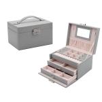 Large-Capacity Wooden Jewelry Storage Box for Jewelry Earrings Necklace Ring