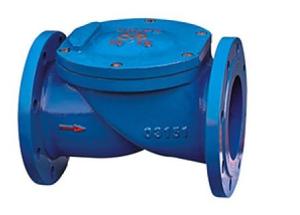 Quality H44X (SFCV) Cast Iron Flange rubber disc check valve for pump, weak corrosive fluid wholesale