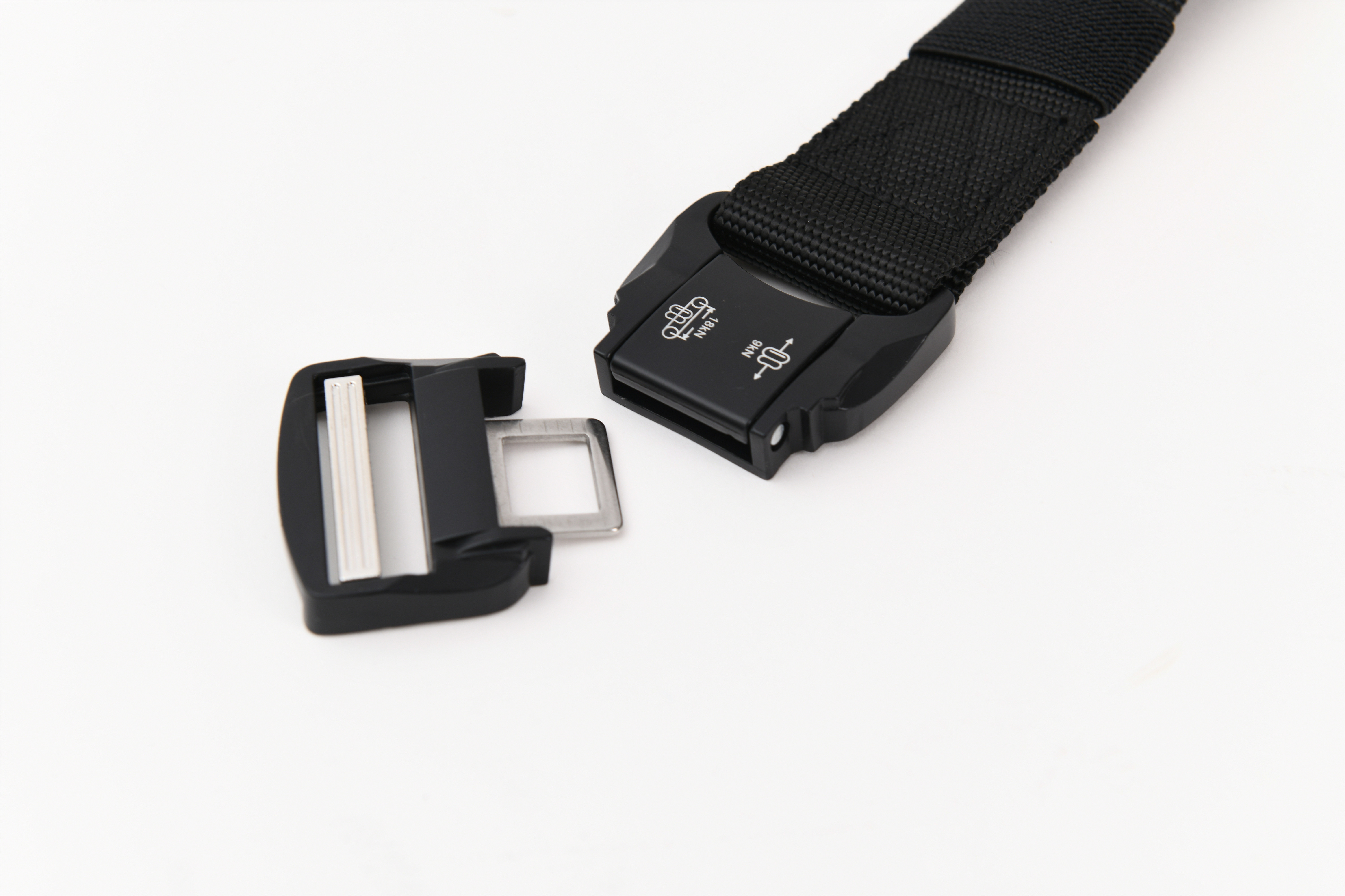 45"*1.5" Breathable Fast Release Combat Webbing Belt Polyester Hiking Inner 0.25kg