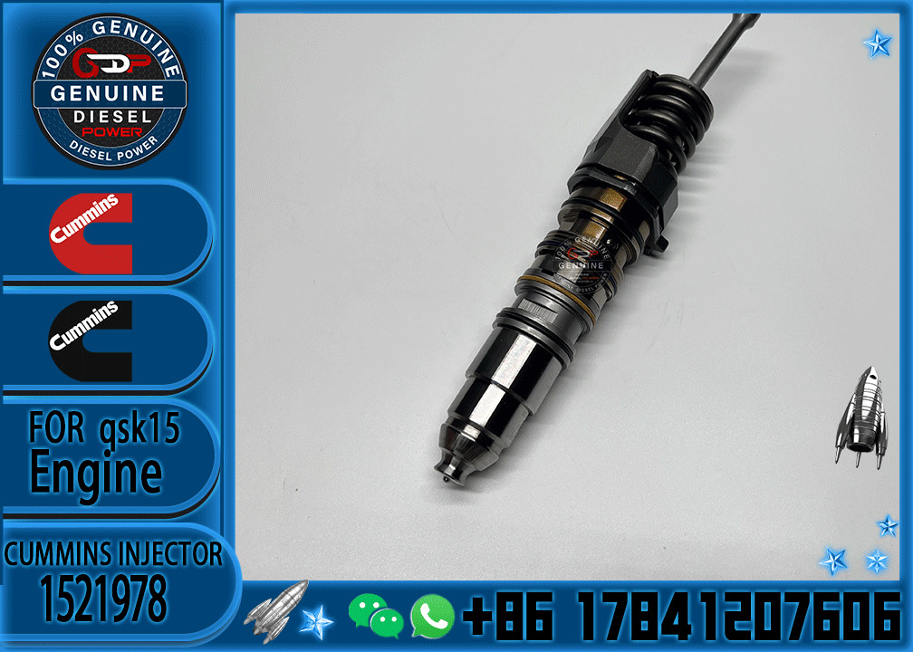 4954646 Genuine Diesel Engine Common Rail QSX15 Fuel Injector 4076963 4903028 570016 1521978