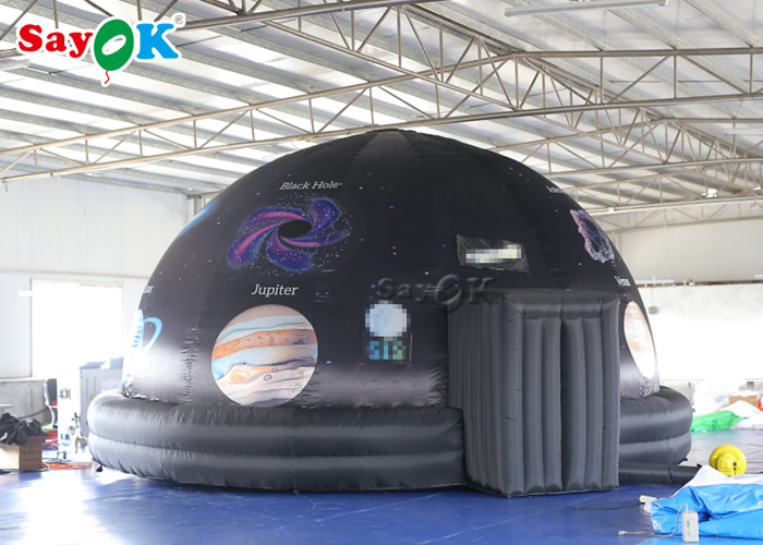 Inflatable Digital Mobile Planetarium With PVC Floor Mat For Astronomy Museum
