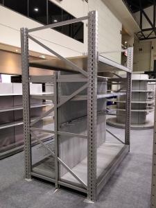Quality Tegometall Style Supermarket Metal Shelves Two In One Integrated Long Life Spend wholesale
