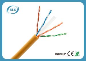 Quality Long High Speed Ethernet Cable Blue , Small Yellow Ethernet Cable Cat 6 wholesale