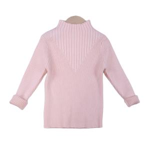 Quality Autumn Winter Girls' Pullover Sweater Girls' Mock rib Collar Clothes Children's Kid Girl Sweater wholesale