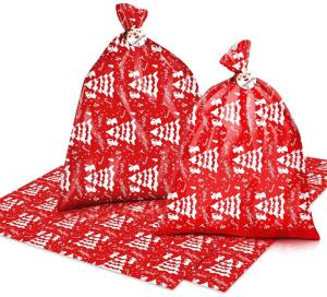 Quality 36X44&quot; 0.02mm Plastic Christmas Gift Sacks Pressure Resistance wholesale