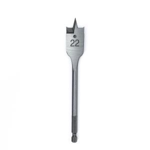 Quality Heated Treatment 22mm Flat Wood Drill Bit Carbon Steel Fast Drilling wholesale
