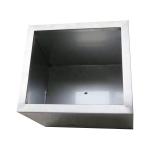 Square Thickness 5mm SS304 Garden Metal Flower Pots
