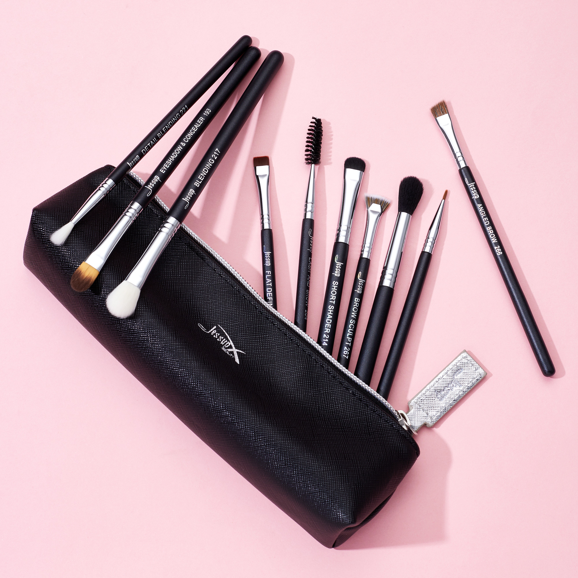 Antimicrobial 10pcs Eye Makeup Brush Set