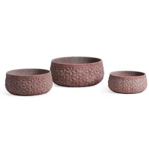 Quality Stylish UV Resistant Round Handmade Ceramic Garden Pots With Drainage Hole For Small Plants wholesale