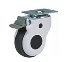 Quality TPR Medical Caster with Brake Plateform wholesale