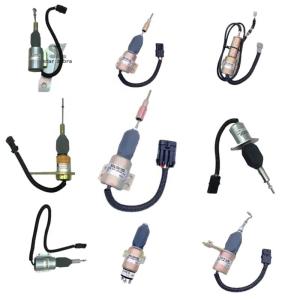 Quality 4TNV98 12V Fuel Shutdown Shut Off 4TNV94 12v Hydraulic 119653 77 stop solenoid 119653-77950 for Yanmar engine spare parts wholesale