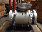Double Block Soft Seat Trunnion Ball Valve for 16 Inch Pipes and High Standards