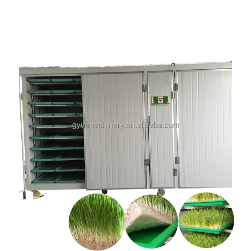Container Type Wheat Seed and Barley Grass Sprouting Machine for Manufacturing Plant