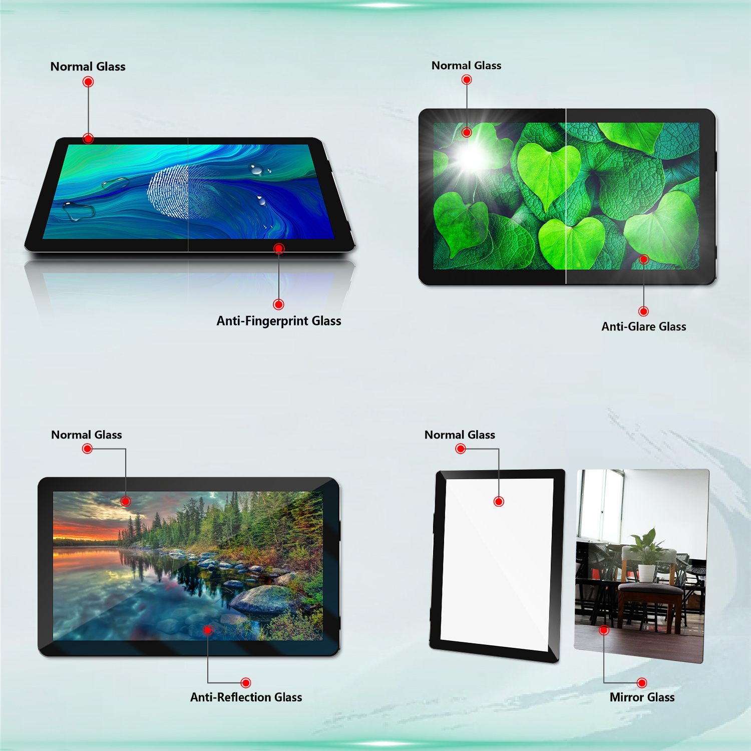 High Resolution 17-Inch Waterproof Capacitive Touch Screen for Industrial Display