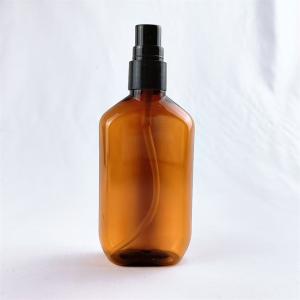 Quality Boston Round Glass Bottle With Treatment Pump Clear Amber Empty Boston Essential Oil Bottle wholesale