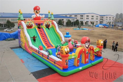 Commercial giant inflatable slide