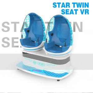 Quality Double Seats 9D Virtual Reality Cinema / Theme Park Simulator wholesale