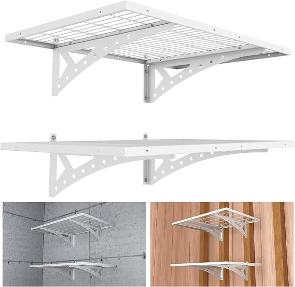 POWERFUL TOOL HOLDERS 2x3ft Garage Storage Wall Mount Shelving Rack for